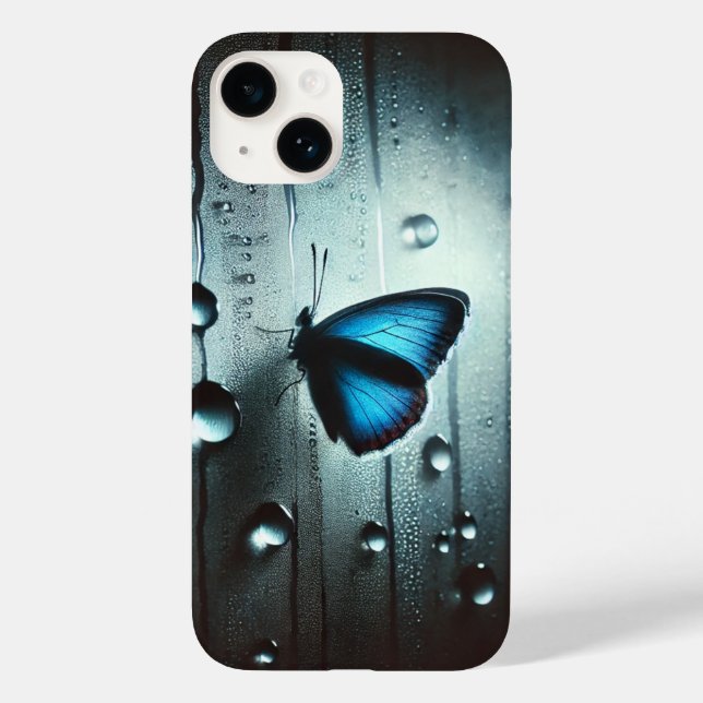 Wo Regen Flügel trifft Case-Mate iPhone 14 Hülle (Rückseite)