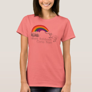 Wo Regenbogen von den T - Shirts kommen