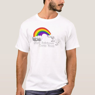Wo Regenbogen von den T - Shirts kommen