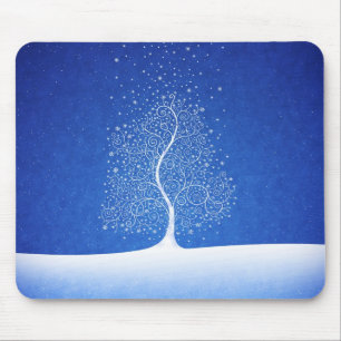 Wo Schneeflocken geboren sind Mousepad