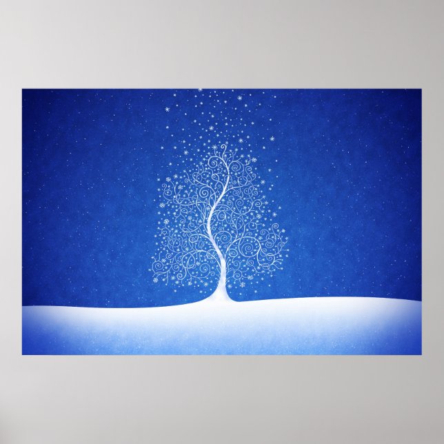 Wo Schneeflocken Geboren sind Poster (Vorne)