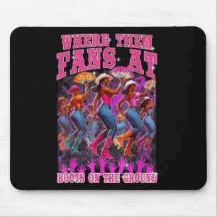 Wo sie an Booten auf den Cowgirls fliegen wir Mousepad