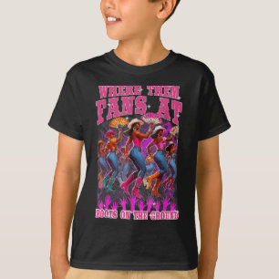 Wo sie an Booten auf den Cowgirls fliegen wir T-Shirt