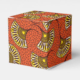 Wo sie herkommen? Ankara Print Geschenkschachtel