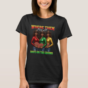 Wo sind diese Fans mit Stiefeln vor Ort Schwarze C T-Shirt