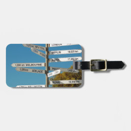 Wo sind Sie? Gepäckanhänger