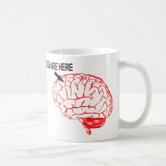 Wo sind Sie? Kaffeetasse