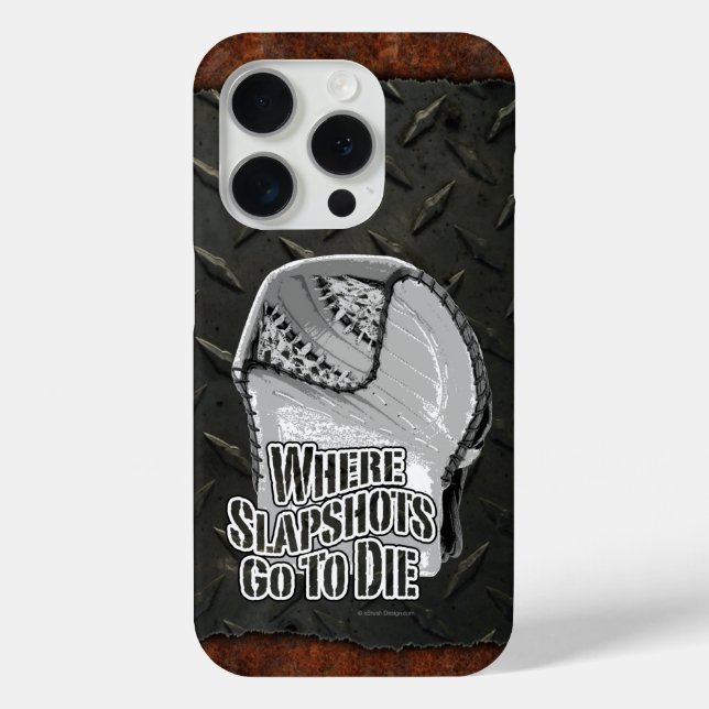 Wo Slapshots ins Die werden (Hockey) Case-Mate iPhone Hülle (Rückseite)