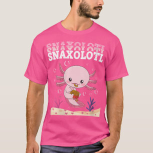 Wo Snaxolotl Niedlich Axolotl French Fries Food Lo T-Shirt