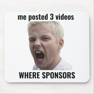 Wo Sponsoren Lustiger Influencer Meme Mauspad