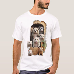 Wo Tiere spielend verschwinden! T-Shirt