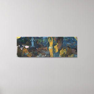 "Wo tun Sie, kommen wir von?" - Paul Gauguin Leinwanddruck