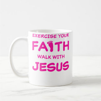 Wo Übe Deinen Glauben Gehe Mit Jesus Inspirierend Kaffeetasse