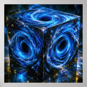 Wo Universen sich nach innen wenden - Porträt der  Poster