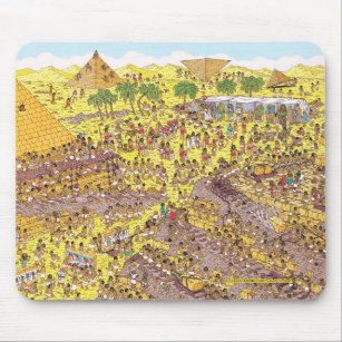 Wo Waldo   Rätsel der Pyramiden ist Mousepad