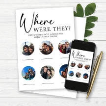 Wo waren sie beim Hochzeitsspiel?