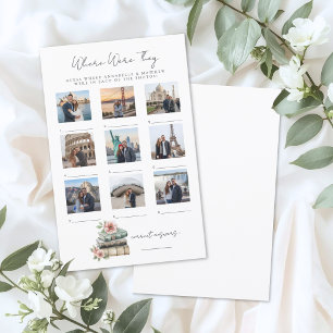 Wo waren sie Hochzeitsdusche-Spiel Buch