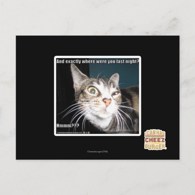 Wo warst du? postkarte (Vorderseite)