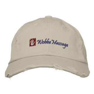 WobbeMassage bestickter Hut
