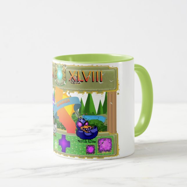Woche 48 Trophäe SUMMER Tasse (VorderseiteRechts)