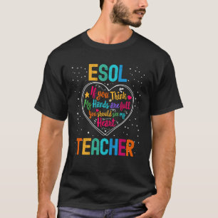 Woche der Wertschätzung für ESOL-Lehrer Zurück zur T-Shirt