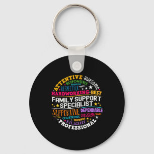 Woche der Wertschätzung für Groovy Family Support Schlüsselanhänger