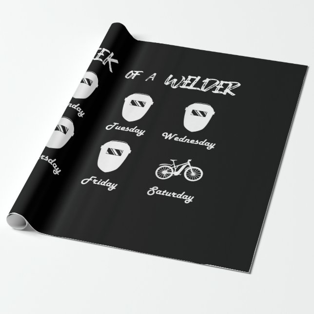 Woche eines Fahrradschwärmers Geschenkpapier (Ungerollt)