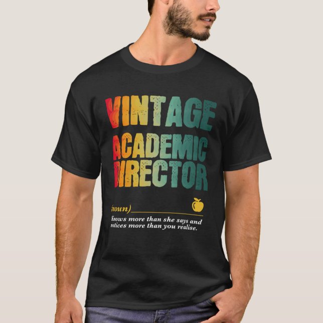 Woche für die Bewertung durch akademische Direktor T-Shirt (Vorderseite)