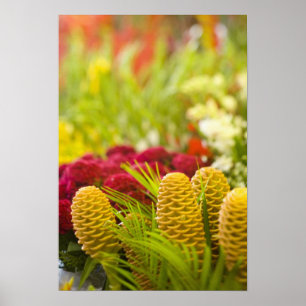 Wochenend Freitag Obst & Gemüse Markt. Poster