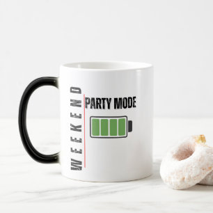 Wochenend-Party-Modus – Full-Battery-Energie-Desig Verwandlungstasse