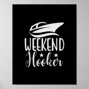 Wochenend-Witziger-Witz-Segler-Kreuzfahrt-Yacht-Ma Poster
