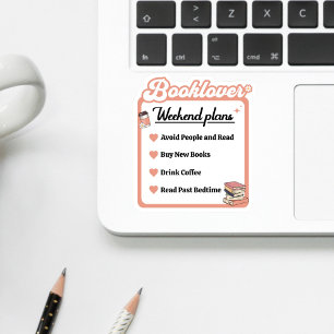 Wochenendbuchung Aufkleber