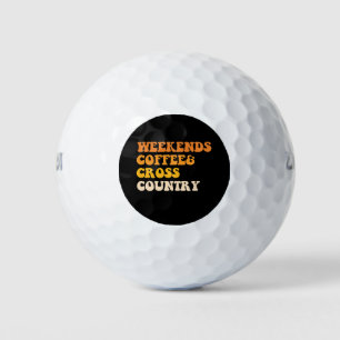 Wochenende Coffee Cross Country Runner Golfball