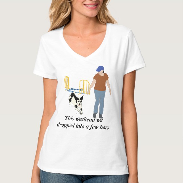 Wochenende in Bars fallen T-Shirt (Vorderseite)