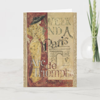 Wochenende in Paris Card Karte