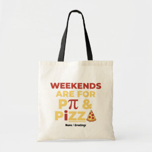 Wochenende Pi-Tag und Pizza-Party Mathe-Liebhaber Tragetasche