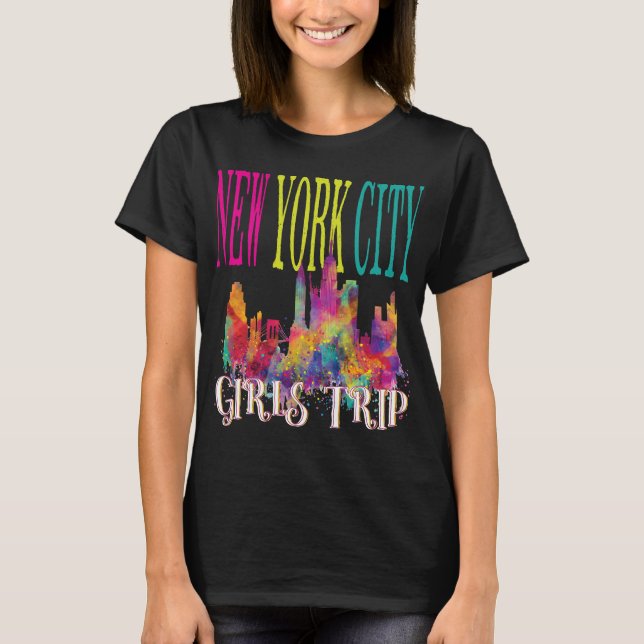 Wochenenden-Flucht-Frauen der New- York T-Shirt (Vorderseite)