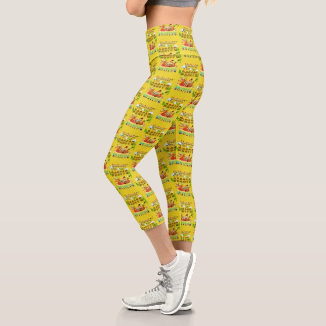 Wochenenden für Drachenboote Capri Leggings (Links)