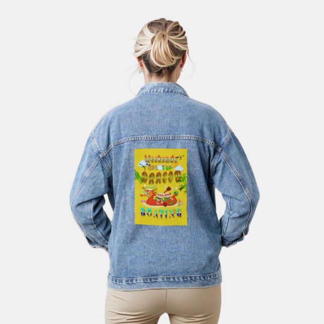 Wochenenden für Drachenboote Jeansjacke (Modell)