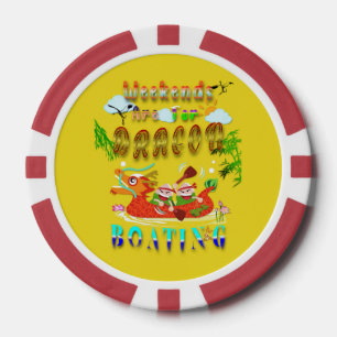 Wochenenden für Drachenboote Pokerchips