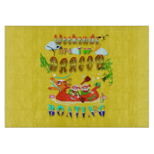 Wochenenden für Drachenboote Schneidebrett