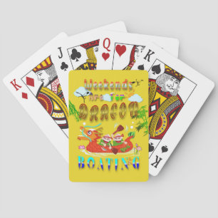 Wochenenden für Drachenboote Spielkarten