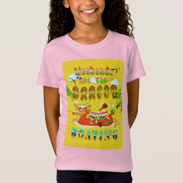 Wochenenden für Drachenboote T-Shirt (Vorderseite)