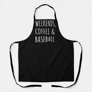 Wochenenden, Kaffee Und Baseball Ich Schürze
