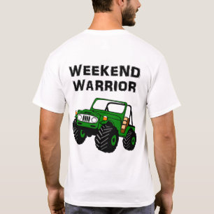 Wochenenden-Krieger weg vom Straßen-T-Shirt T-Shirt