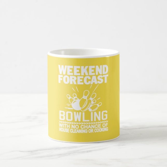 WOCHENENDEN-PROGNOSEN-BOWLING KAFFEETASSE (Mittel)