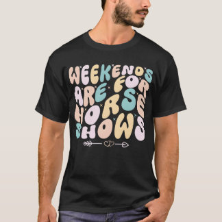 Wochenenden sind für Pferdeshows Reitsport T-Shirt