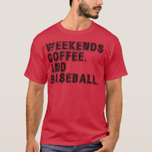 Wochenendkaffee und Baseball 5 T-Shirt