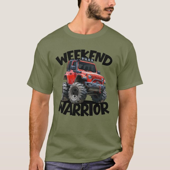 Wochenendkrieger 4x4  T-Shirt (Vorderseite)