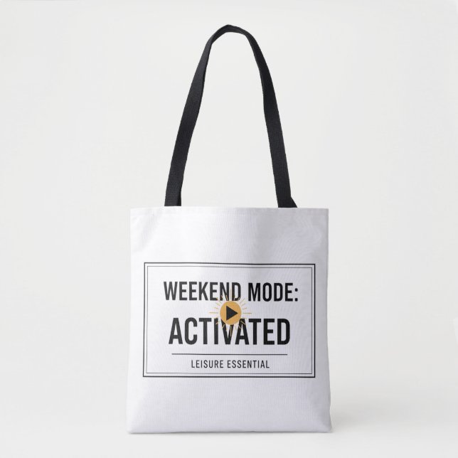 Wochenendmodus aktiviert tasche (Vorderseite)